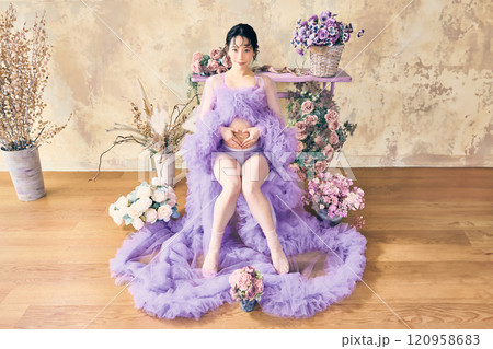 妊婦 マタニティフォト 妊婦 マタニティフォト 120958683