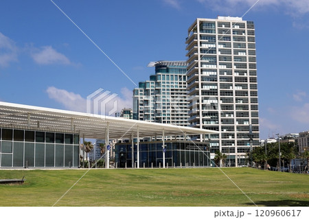 08 11 2024 Tel Aviv Israel. A port city on the Mediterranean Sea. 120960617