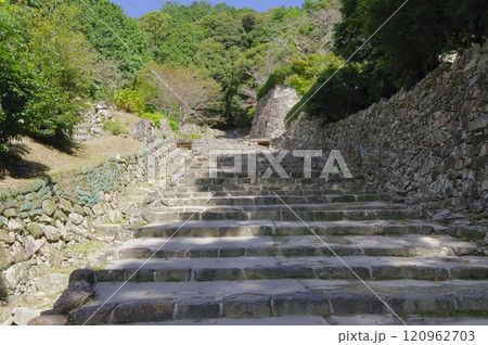 安土城の大手道 安土城の大手道 120962703