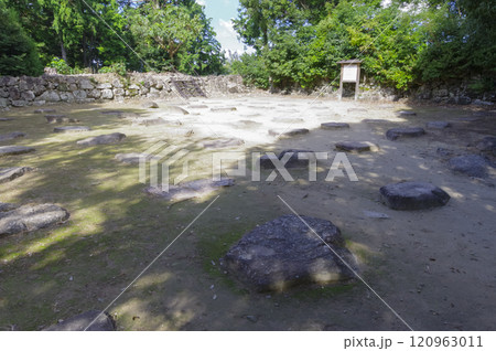 安土城の天主台跡 安土城の天主台跡 120963011