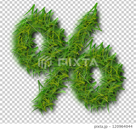 Green Grass Alphabet Percentage Mark Green Grass Alphabet Percentage Mark 120964044