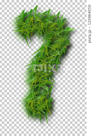 Green Grass Alphabet Question Mark Green Grass Alphabet Question Mark 120964050