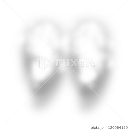 White Snow Alphabet Double Quotation Mark 120964139