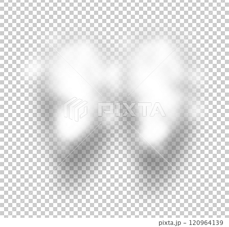 White Snow Alphabet Double Quotation Mark 120964139