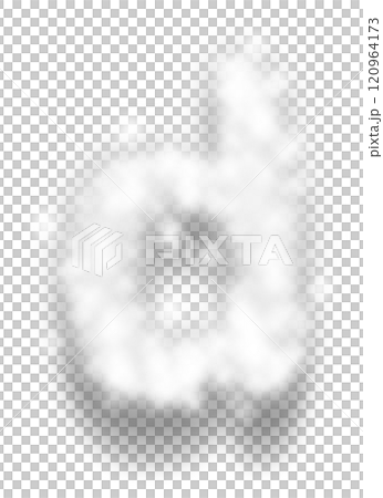 White Snow Alphabet Letter d Lowercase White Snow Alphabet Letter d Lowercase 120964173