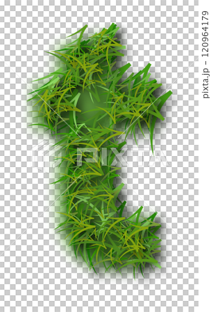 Green Grass Alphabet Letter t Lowercase Green Grass Alphabet Letter t Lowercase 120964179