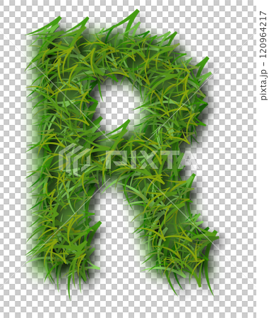 Green Grass Alphabet Letter R Green Grass Alphabet Letter R 120964217