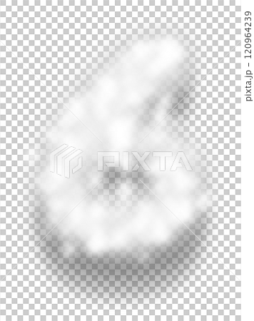 White Snow Alphabet Number 6 120964239