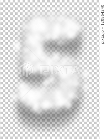 White Snow Alphabet Number 5 White Snow Alphabet Number 5 120964240