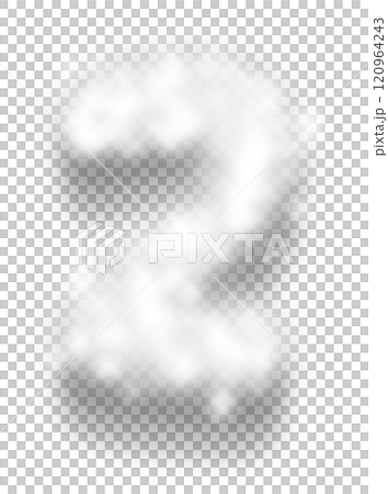 White Snow Alphabet Number 2 White Snow Alphabet Number 2 120964243
