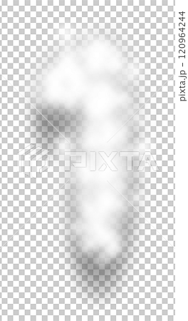 White Snow Alphabet Number 1 120964244