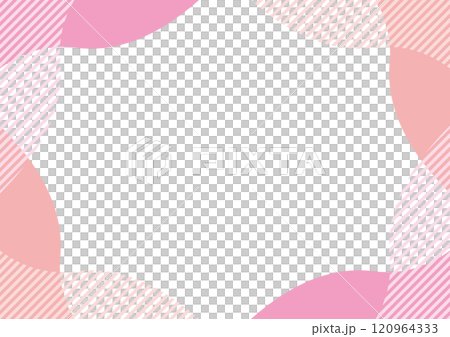 Abstract frame pink stripes Abstract frame pink stripes 120964333