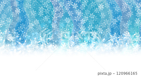 雪　クリスマス　冬　光　背景	 120966165