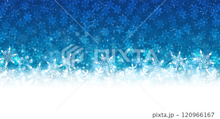 雪　クリスマス　冬　光　背景	 120966167