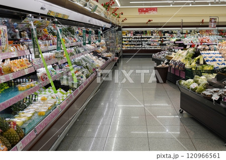 スーパー スーパーマーケット 野菜 120966561