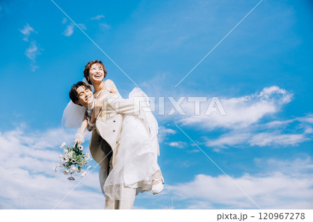 カジュアルウェディング前撮り 120967278