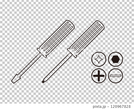 Screwdriver icon Tool illustration Screwdriver icon Tool illustration 120967828