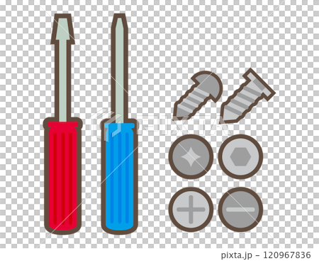 Screwdriver icon Tool illustration 120967836