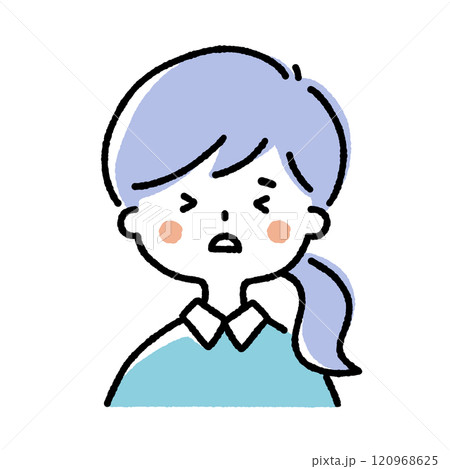 悲しむ女の子 悲しむ女の子 120968625
