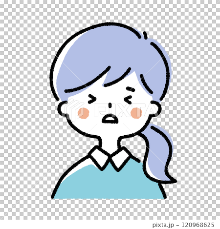 悲しむ女の子 悲しむ女の子 120968625