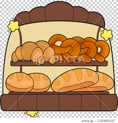 bakery showcasing fresh bread and pastries bakery showcasing fresh bread and pastries 120969187