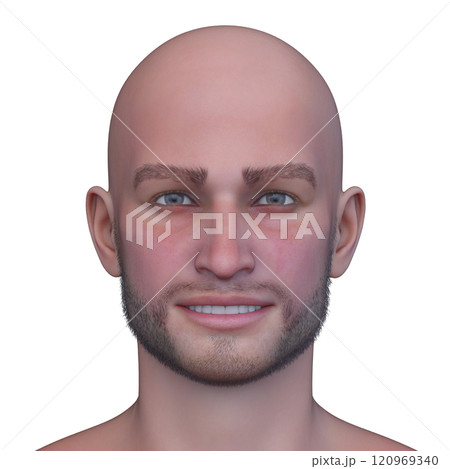 男性の顔アップ 男性の顔アップ 120969340