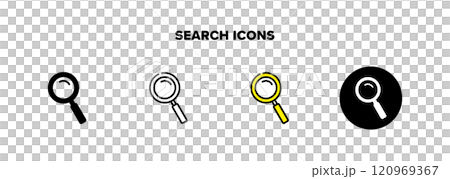 虫眼鏡 アイコン 虫眼鏡 アイコン 120969367