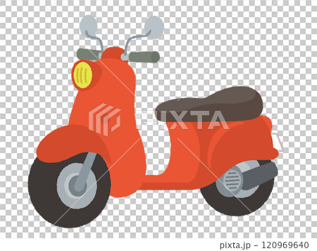 スクーターのイラスト 120969640