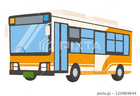 路線バスのイラスト 120969644