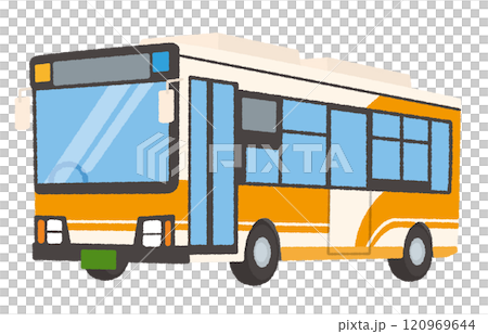 路線バスのイラスト 120969644