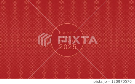 Chinese new year 2025 of the snake banner template design with snake, chinese lantern and chinese fan red background. red traditional chinese vector design with snake. 120970570