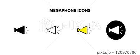 メガホン　アイコン 120970586