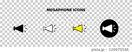 メガホン　アイコン 120970586