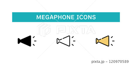 メガホン　アイコン 120970589