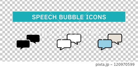 ふきだし　アイコン 120970599