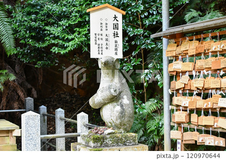 京都 哲学の道 大豊神社 大国社の狛ねずみ 京都 哲学の道 大豊神社 大国社の狛ねずみ 120970644