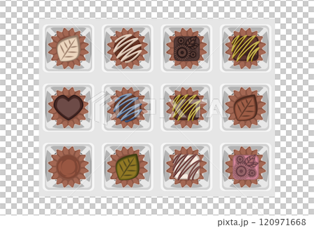 A variety of classic Western confectionery set designs 120971668