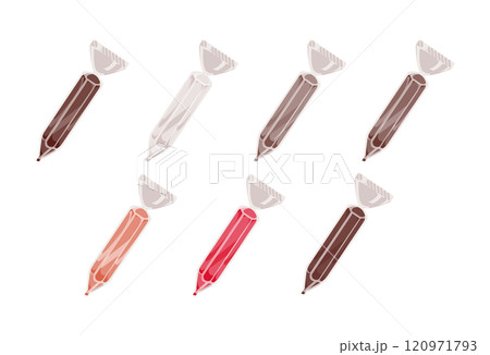 フレーバー豊富なチョコペン 120971793