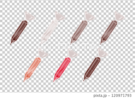 フレーバー豊富なチョコペン 120971793