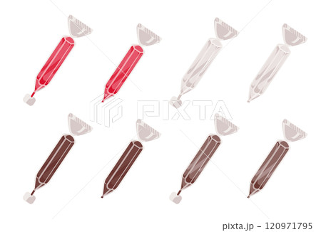 フレーバー豊富なチョコペン 120971795