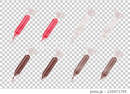 フレーバー豊富なチョコペン 120971795