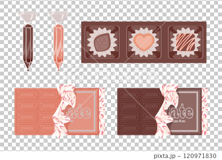 各種各樣的巧克力禮物 各種各樣的巧克力禮物 120971830