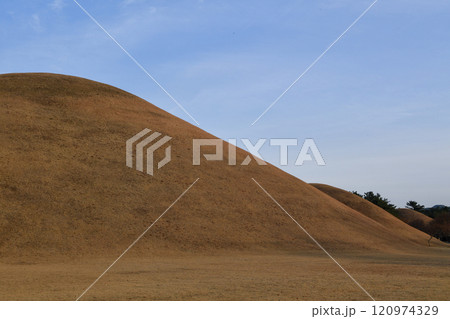 Ancient Silla Dynasty tombs in Korea 120974329