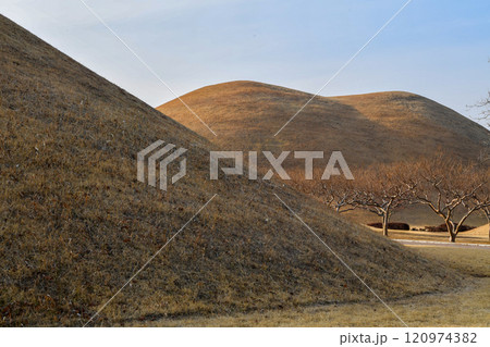 Ancient Silla Dynasty tombs in Korea 120974382