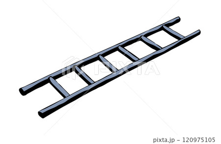 Ladder. Vector pen drawing icon 120975105