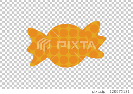 Polka dot candy illustration 120975181