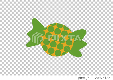 Polka dot candy illustration 120975182
