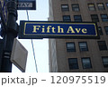 5th Avenue Sign 120975519