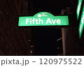 Fifth Avenue Sign 120975522