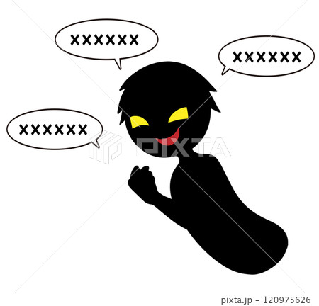 危険な話をする悪人イメージの素材 120975626